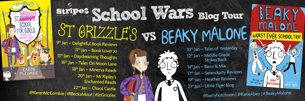 Beaky v Grizzles Blog Tour Banner