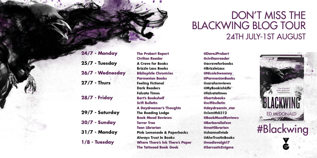 Blackwing Blog Tour Banner